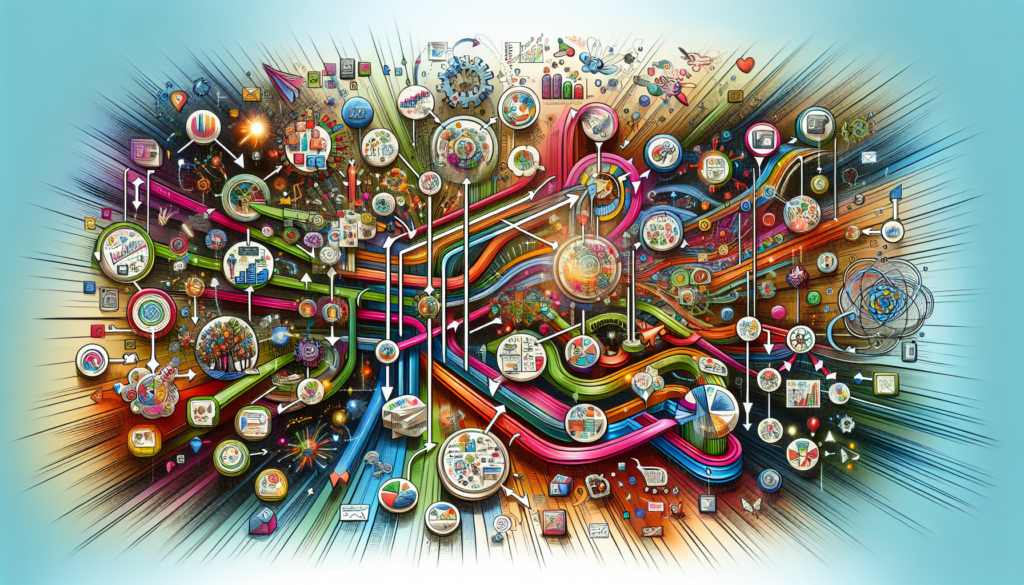 A visual representation of business objectives aligned with IT investments, emphasizing the importance of strategic goals for success.