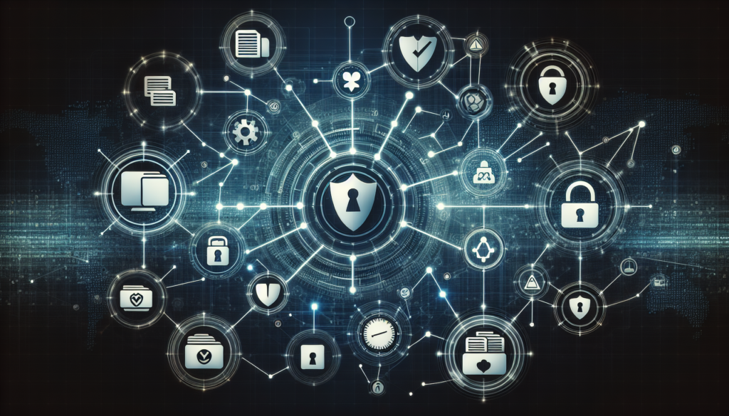 An illustration showing effective data management and security practices.