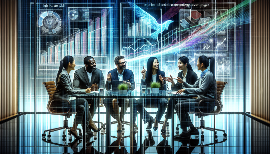 An artistic depiction of the strategic edge gained through Private AI.